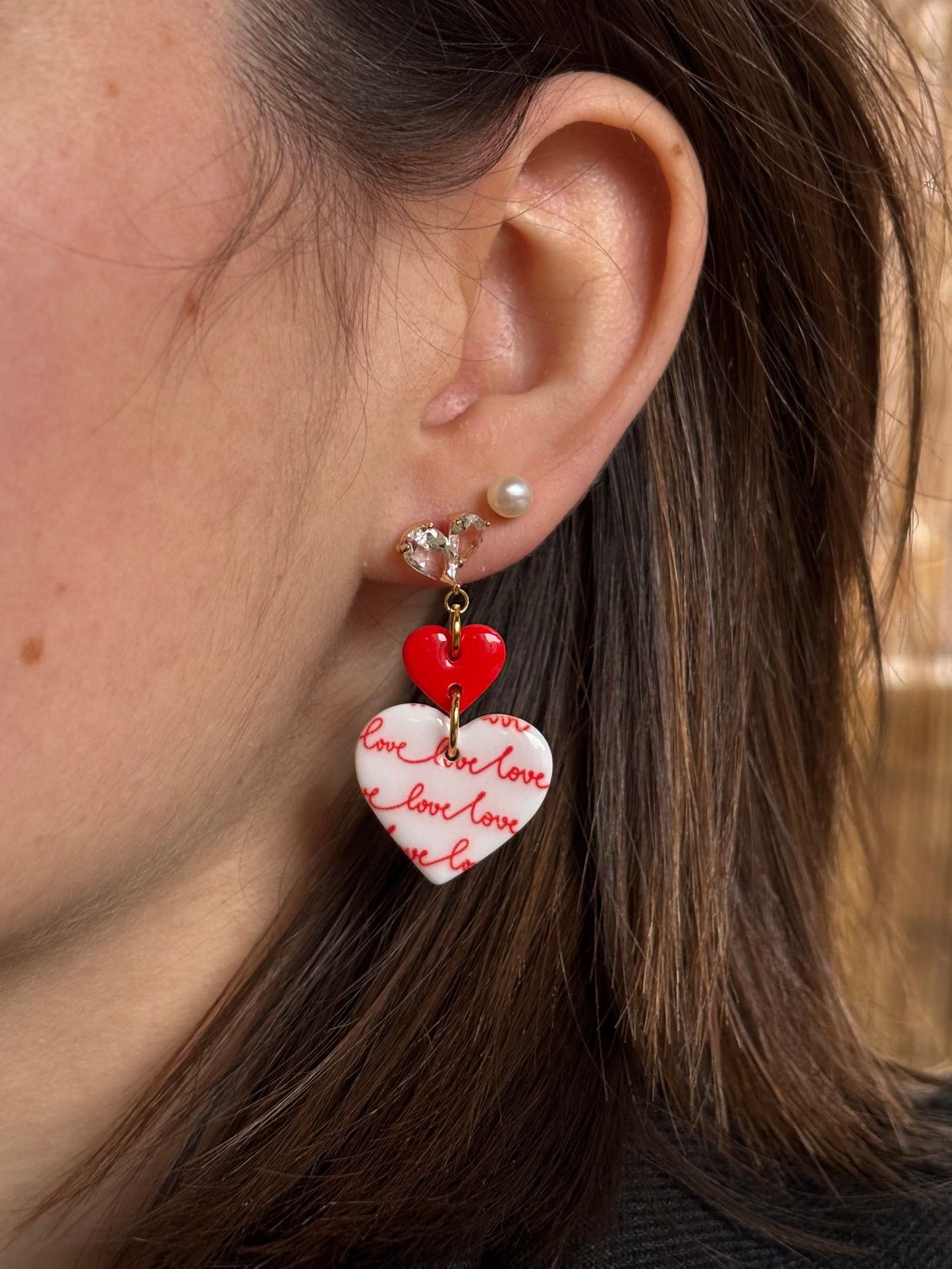 Boucles d'oreilles LOVE