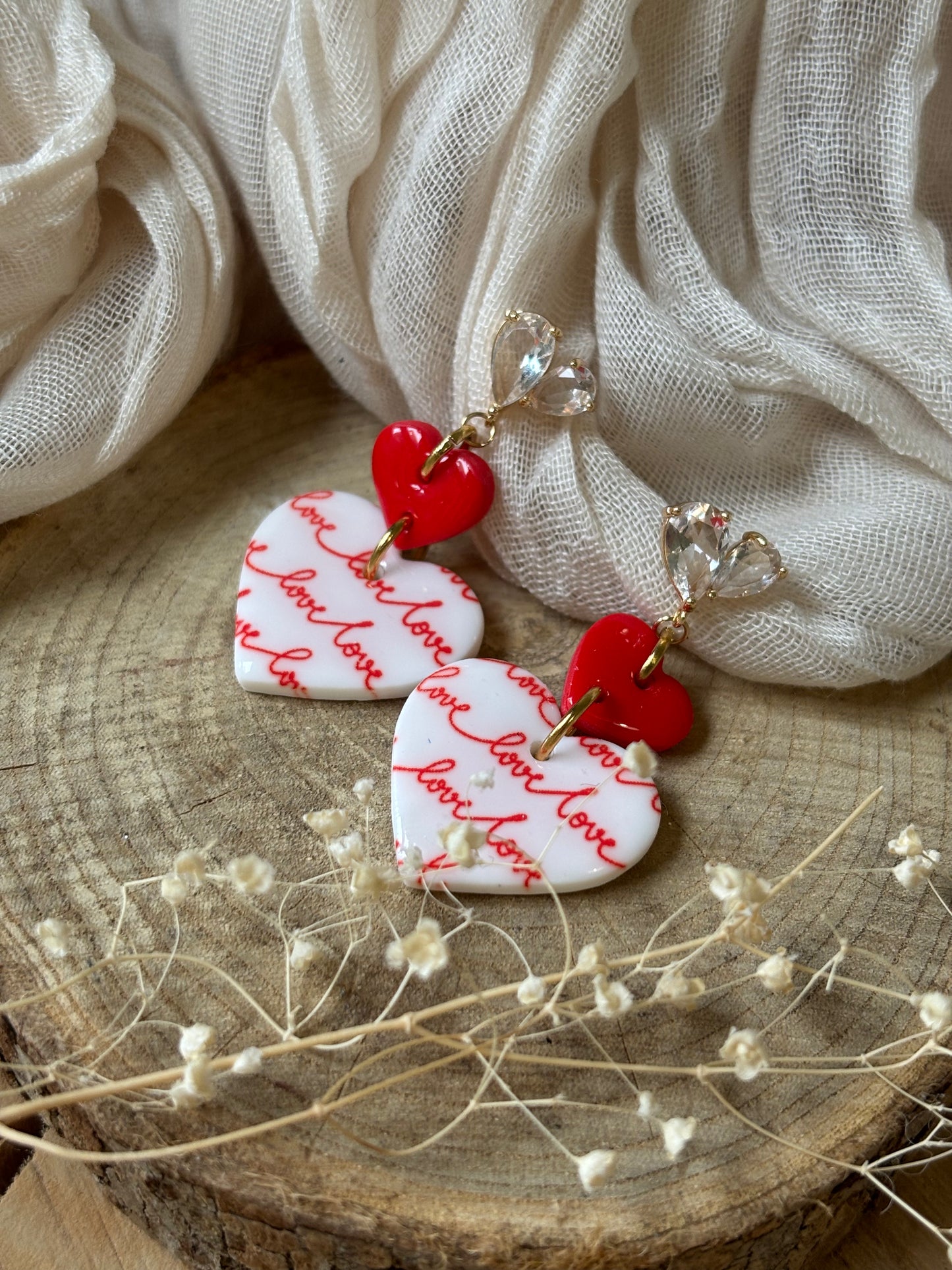 Boucles d'oreilles LOVE