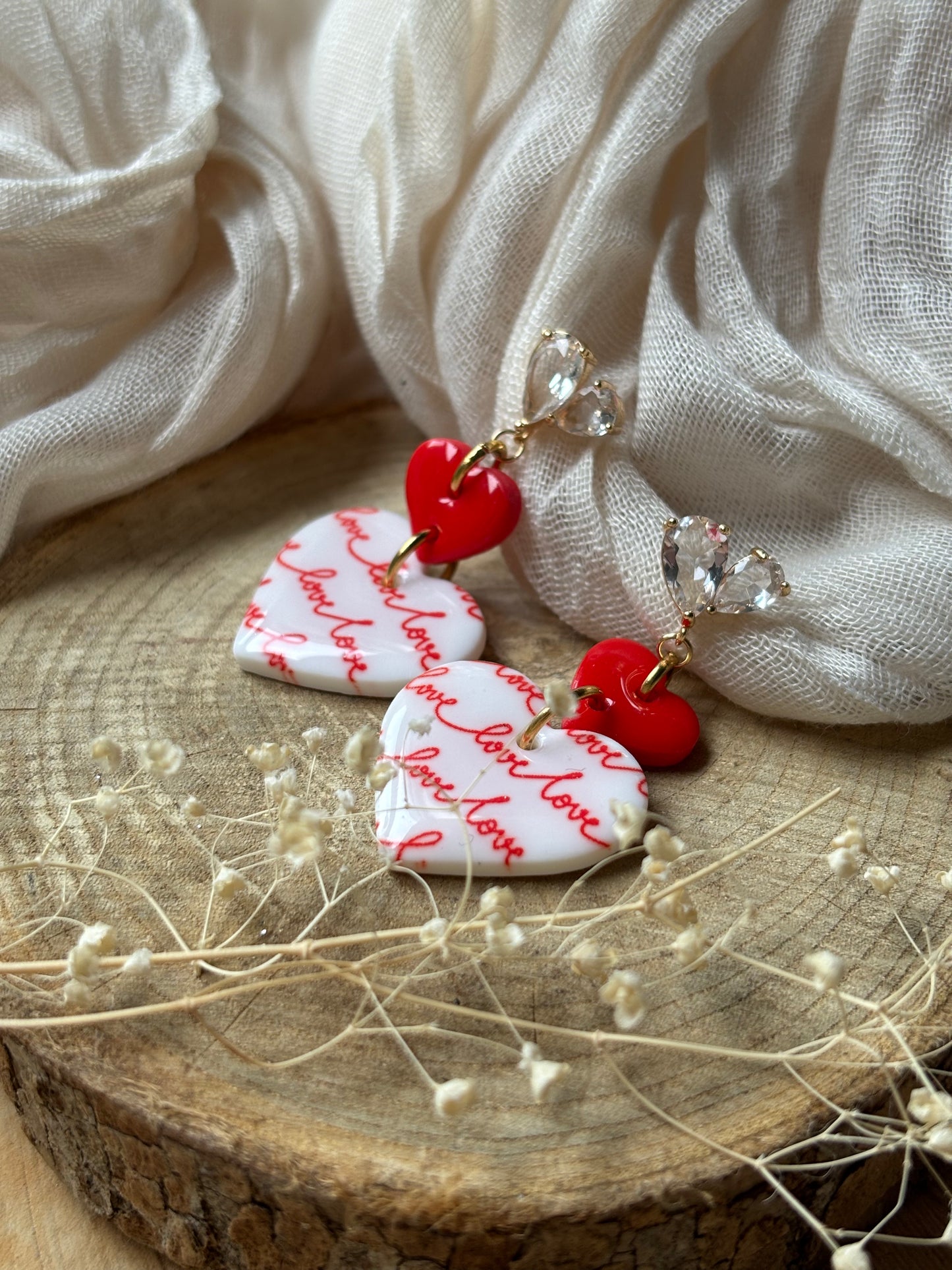 Boucles d'oreilles LOVE
