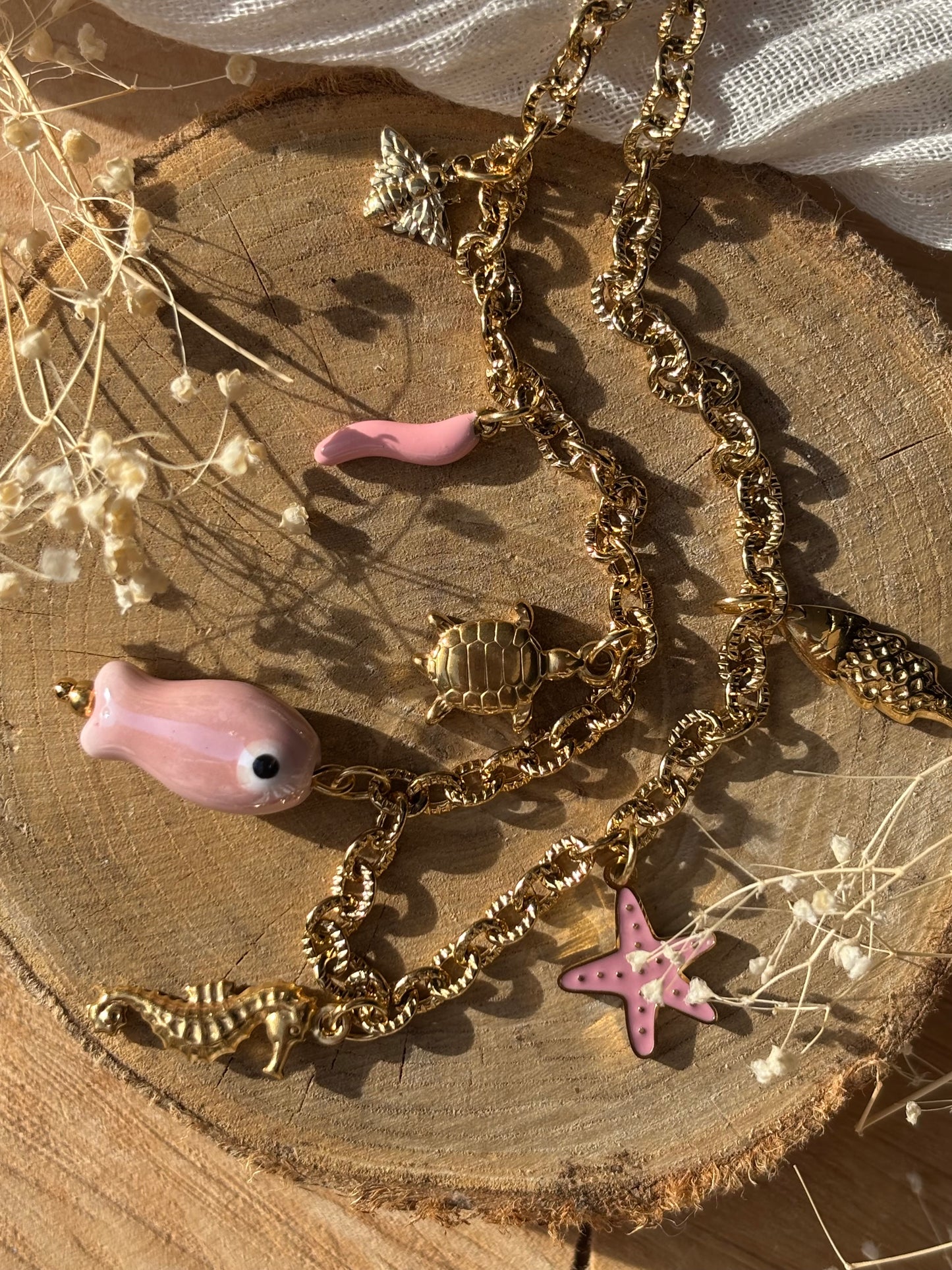 Collier petite maille personnalisable