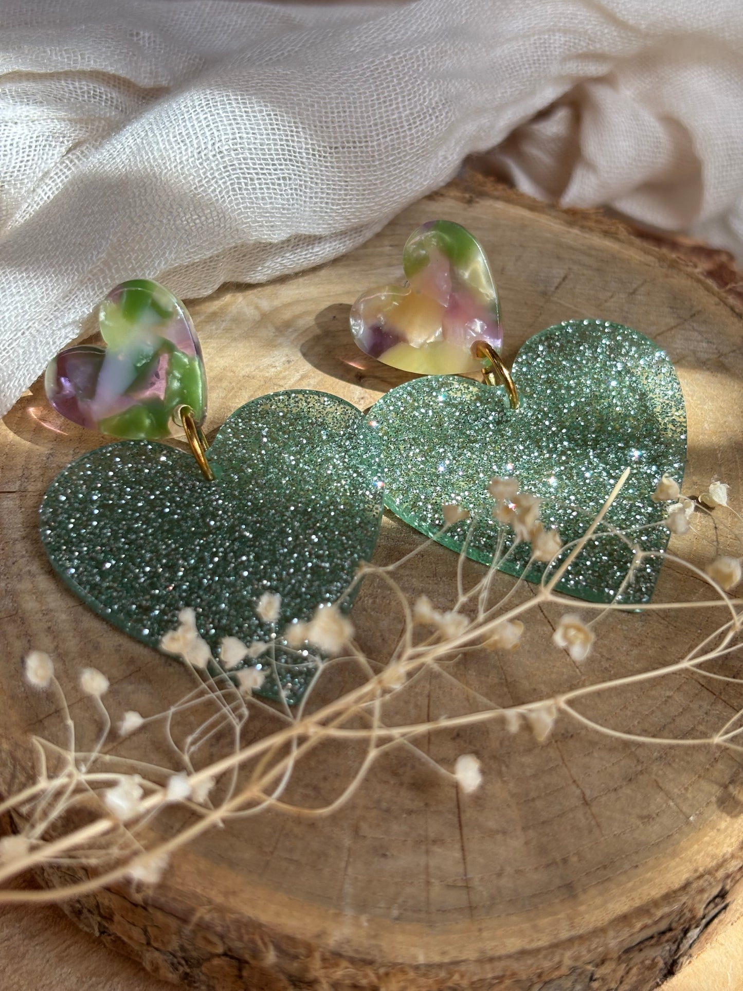 Boucles d'oreilles JADE