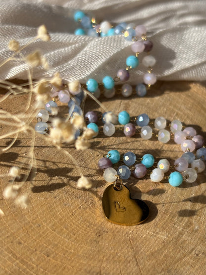 Collier PERLA "coeur " personnalisable