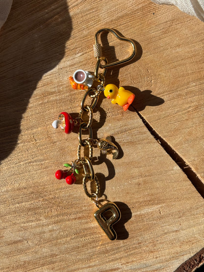 Chaîne grigri personnalisable (bijoux de sac ou porte-clés)