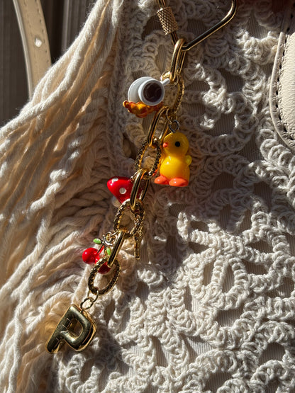 Chaîne grigri personnalisable (bijoux de sac ou porte-clés)