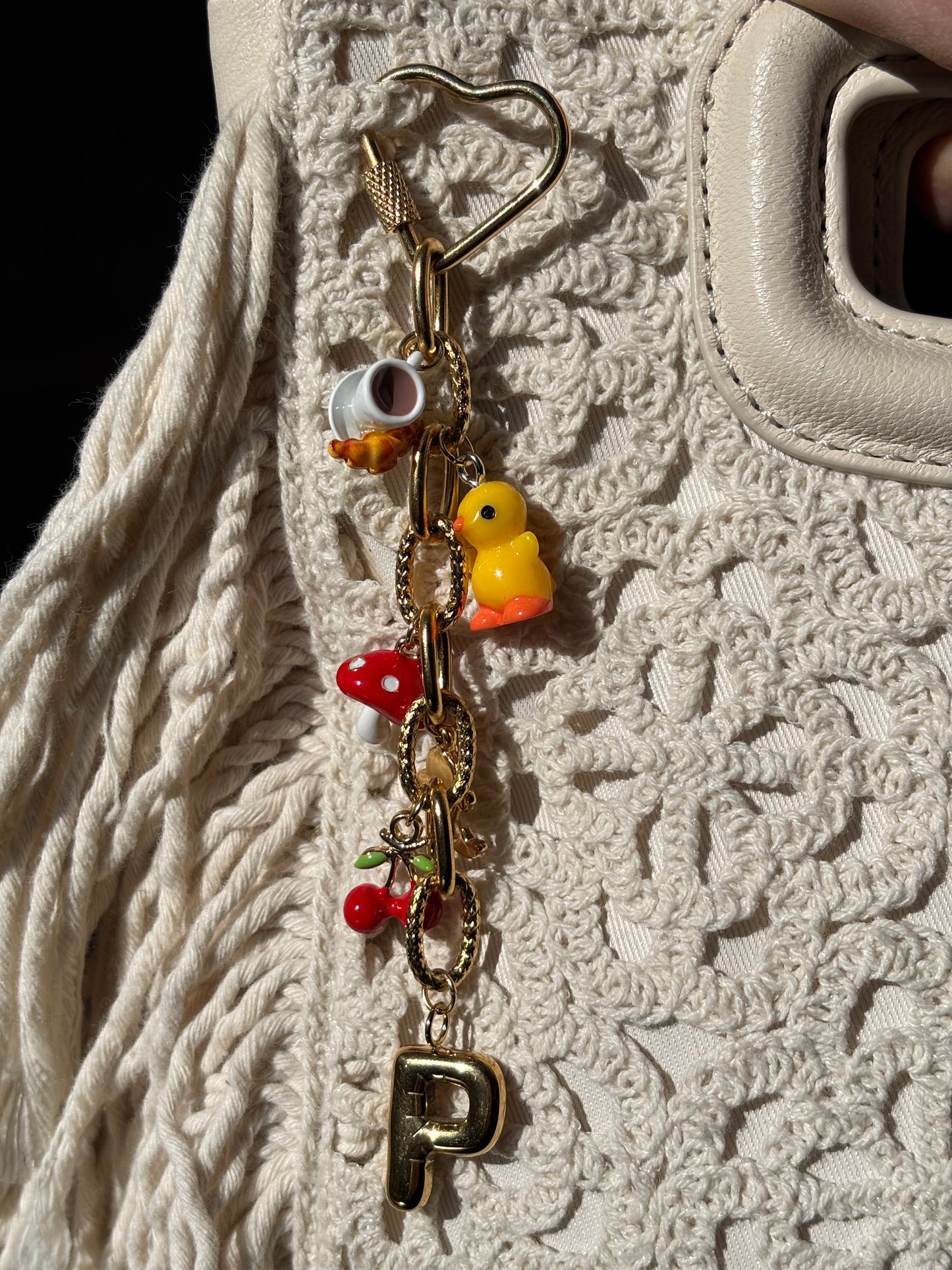 Chaîne grigri personnalisable (bijoux de sac ou porte-clés)