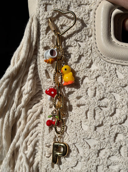 Chaîne grigri personnalisable (bijoux de sac ou porte-clés)
