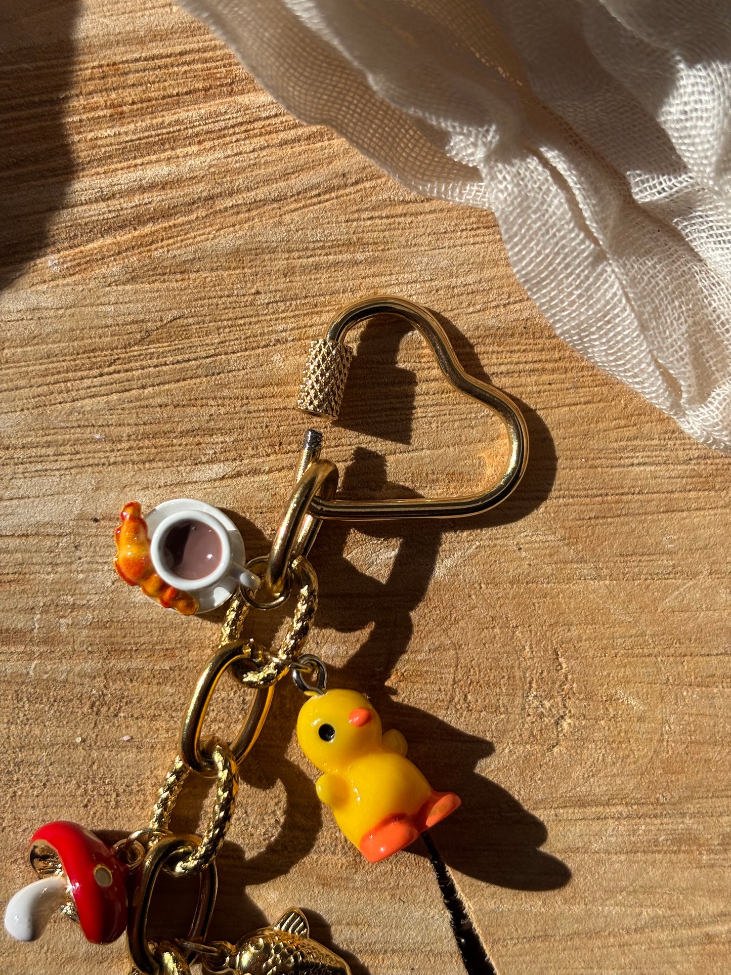 Chaîne grigri personnalisable (bijoux de sac ou porte-clés)