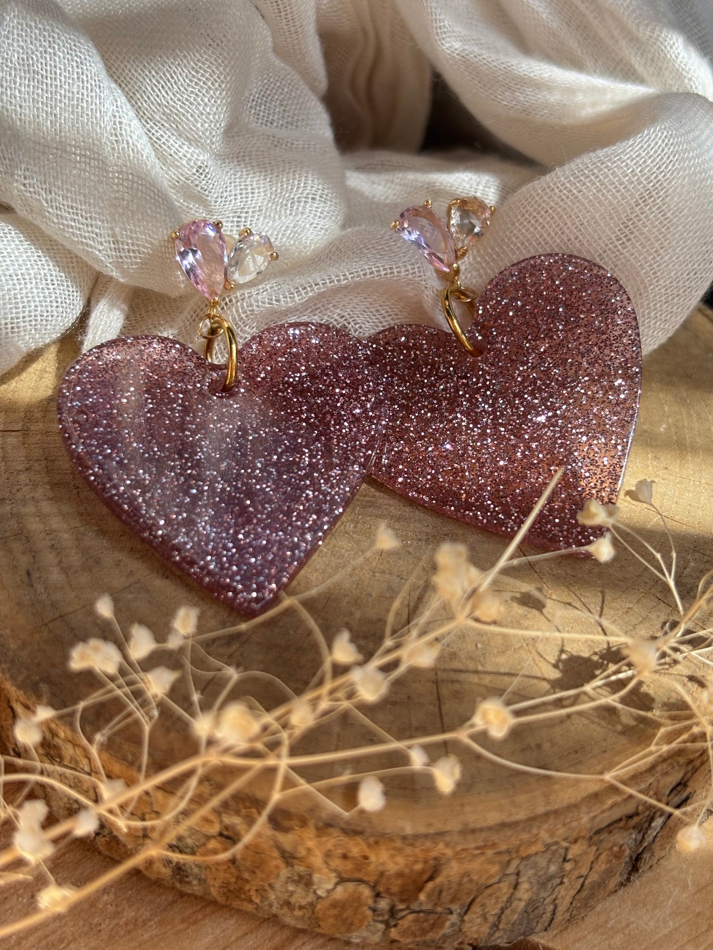 Boucles d'oreilles JADE