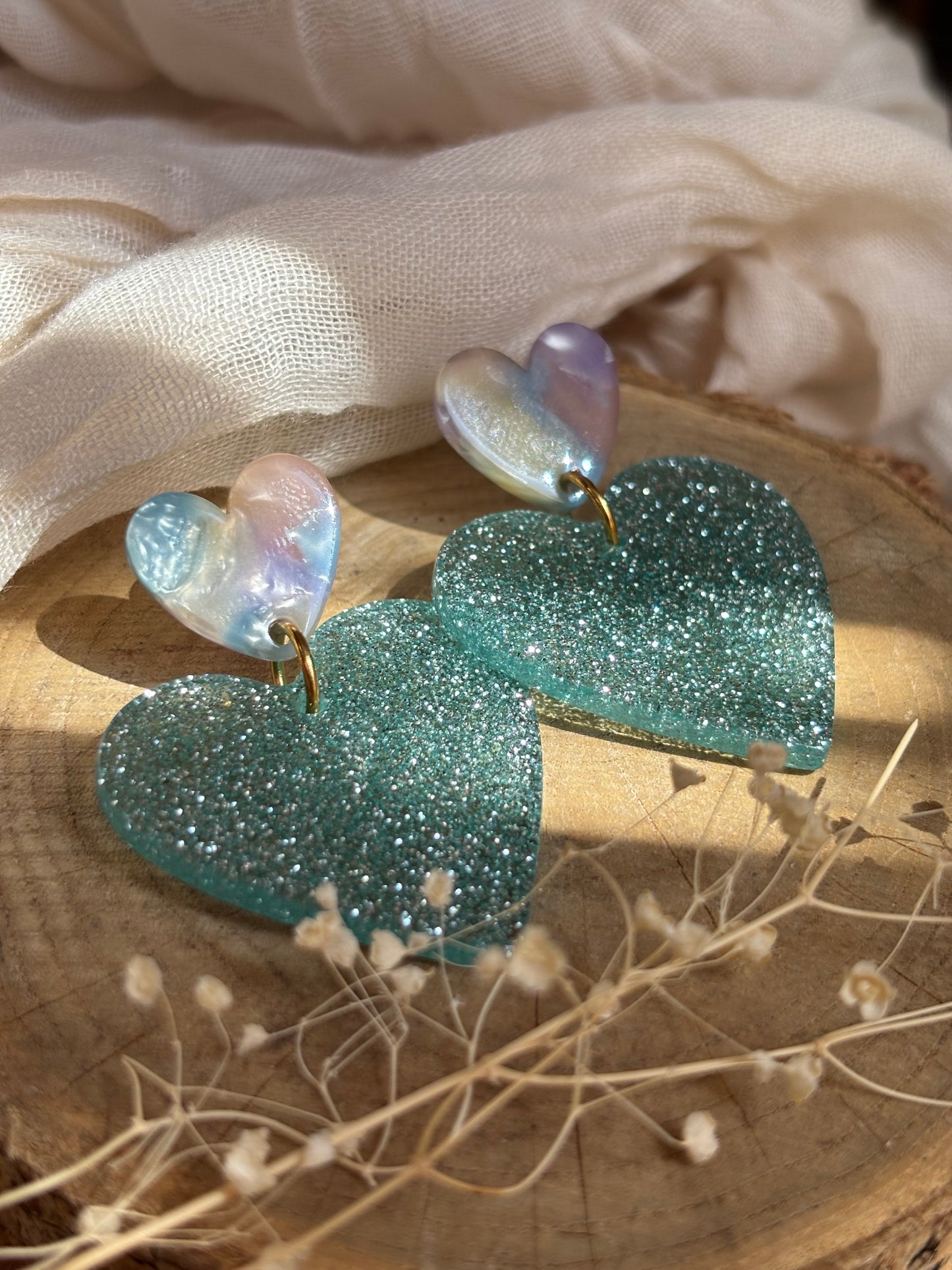 Boucles d'oreilles JADE